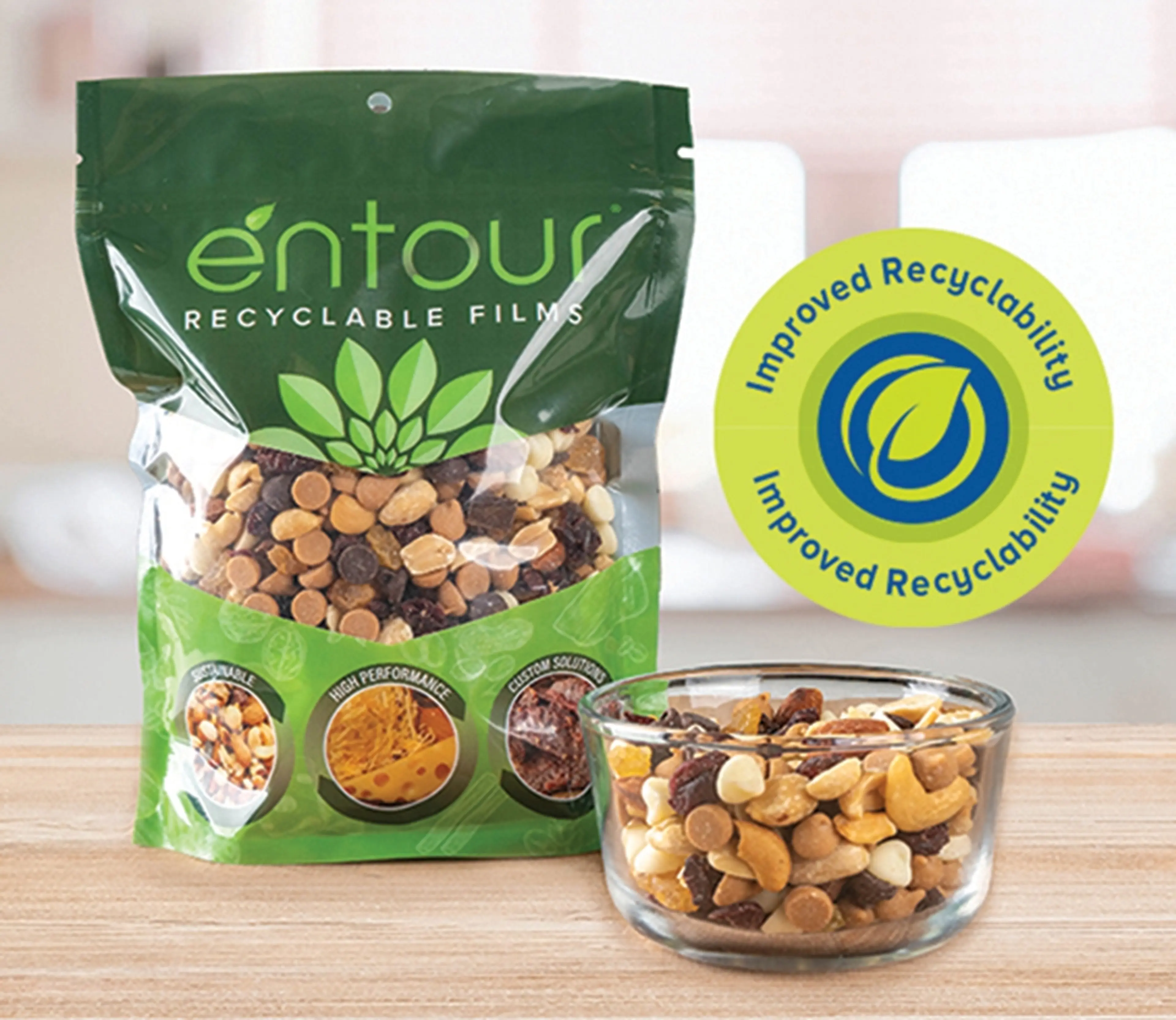 Berry Global Entour recyclable film pouch