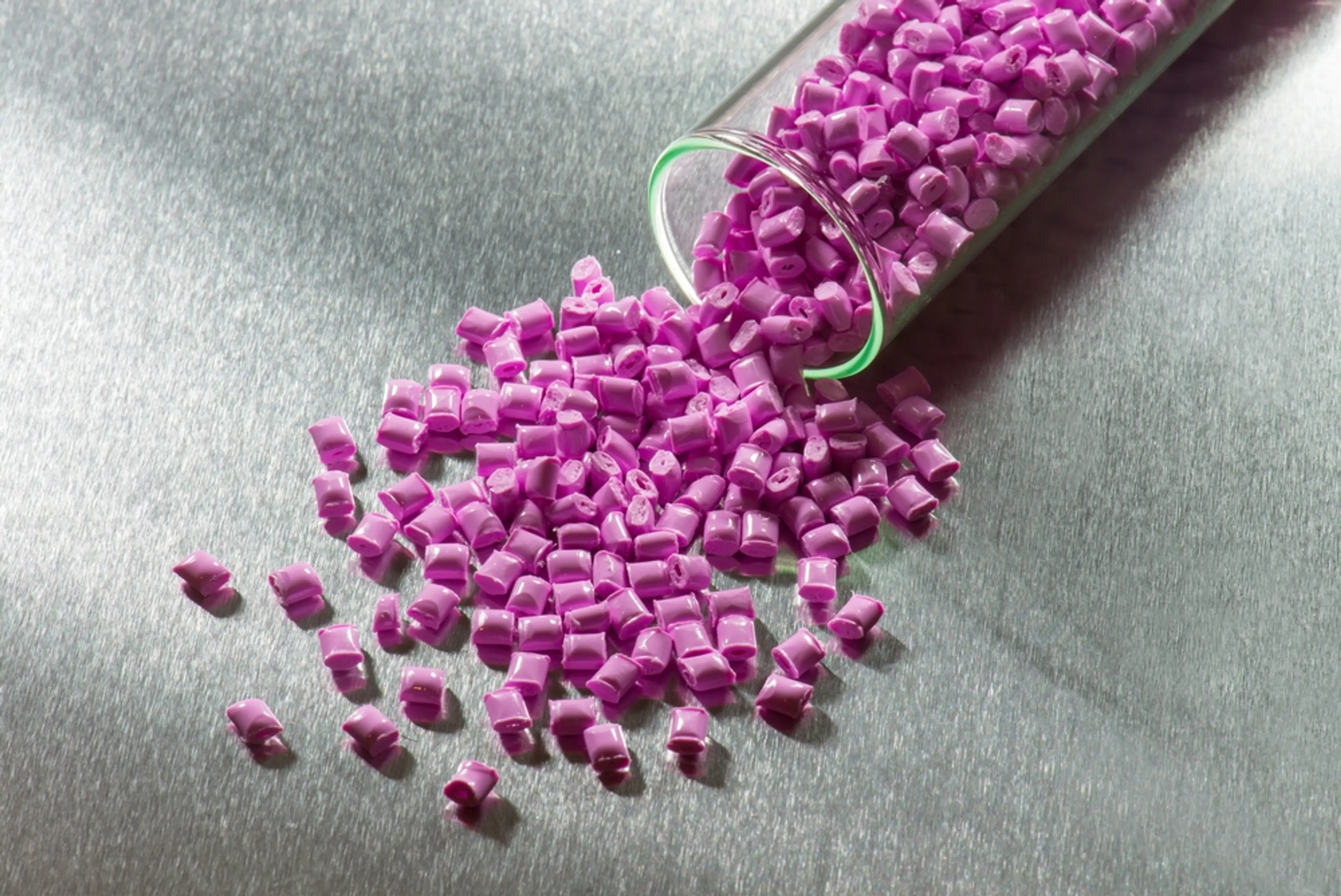 Pink pellets
