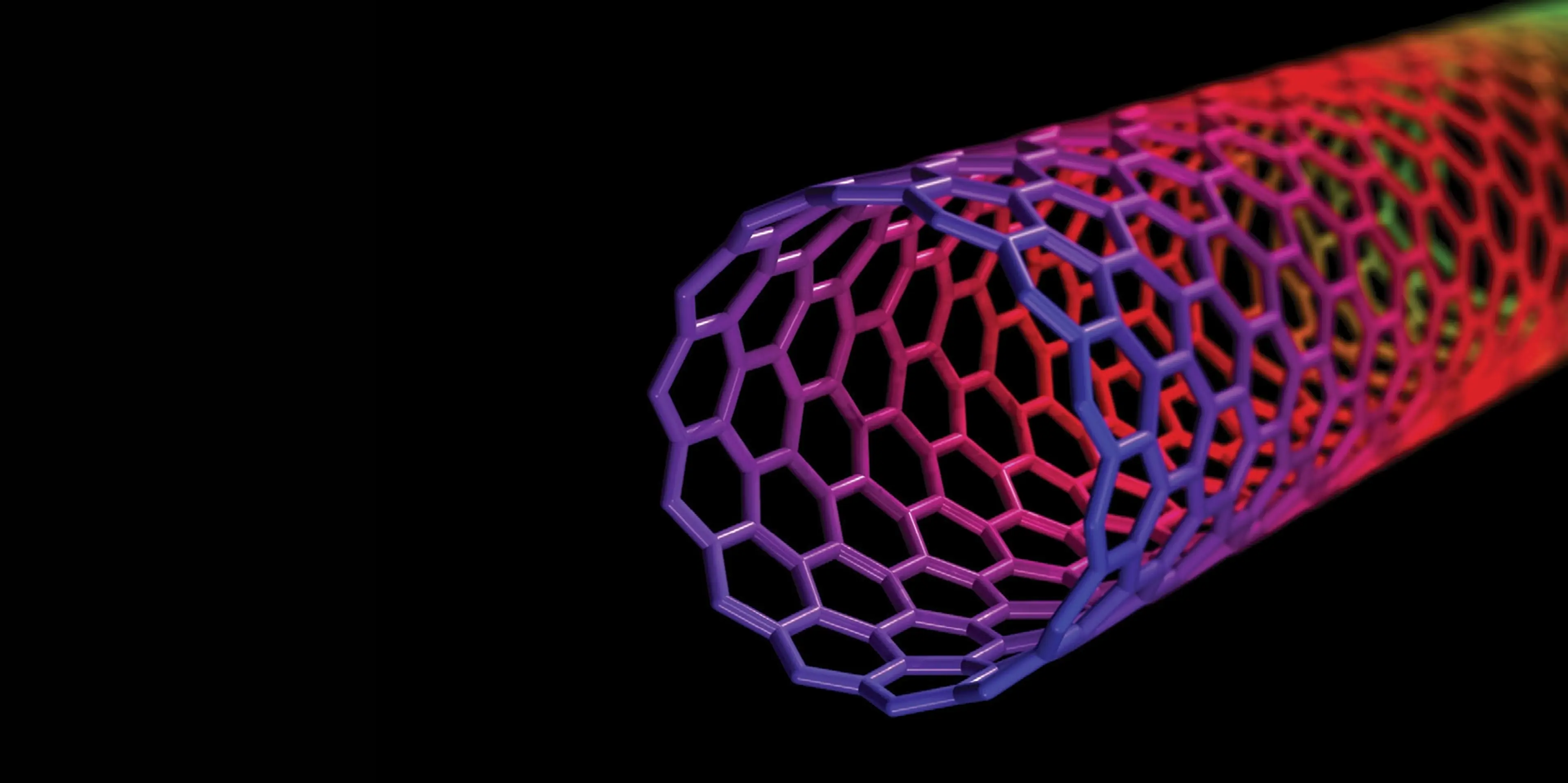 3D rendering of Graphene nanotube