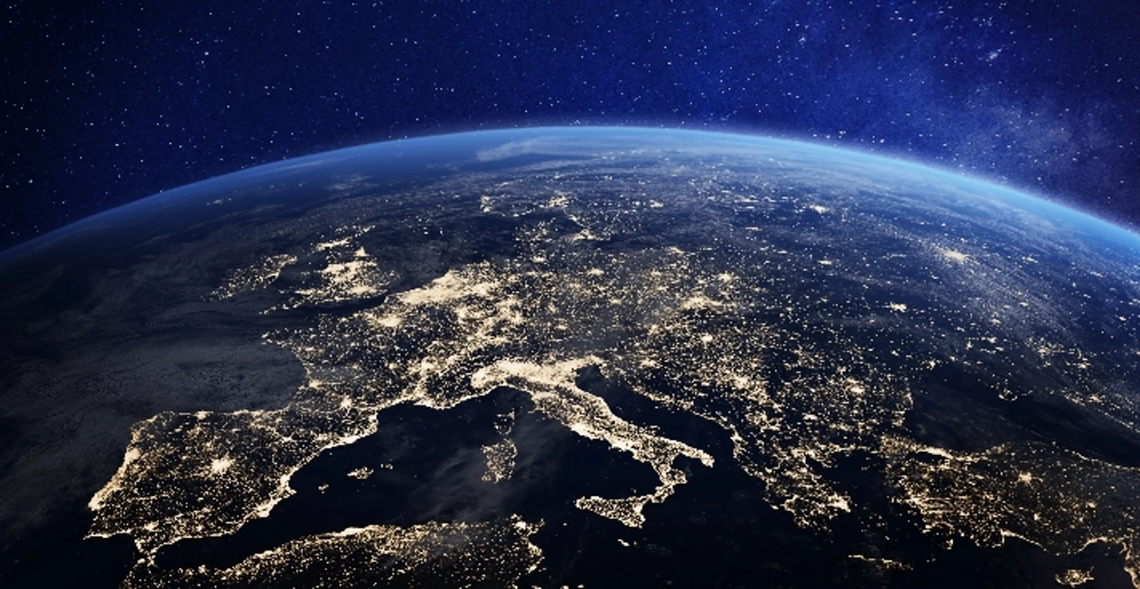 Satellite shot of Europe