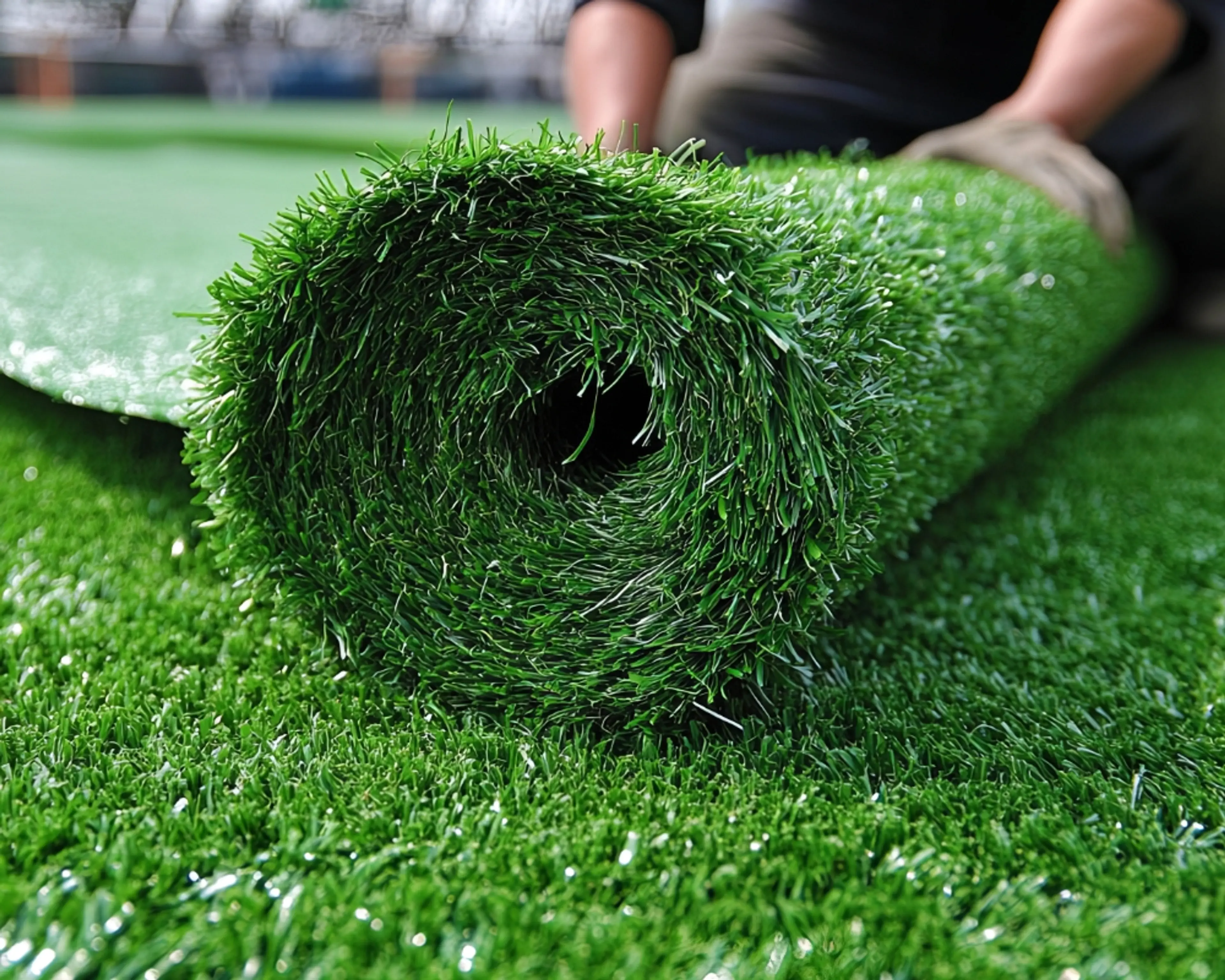 Roll of artificial grass (turf)